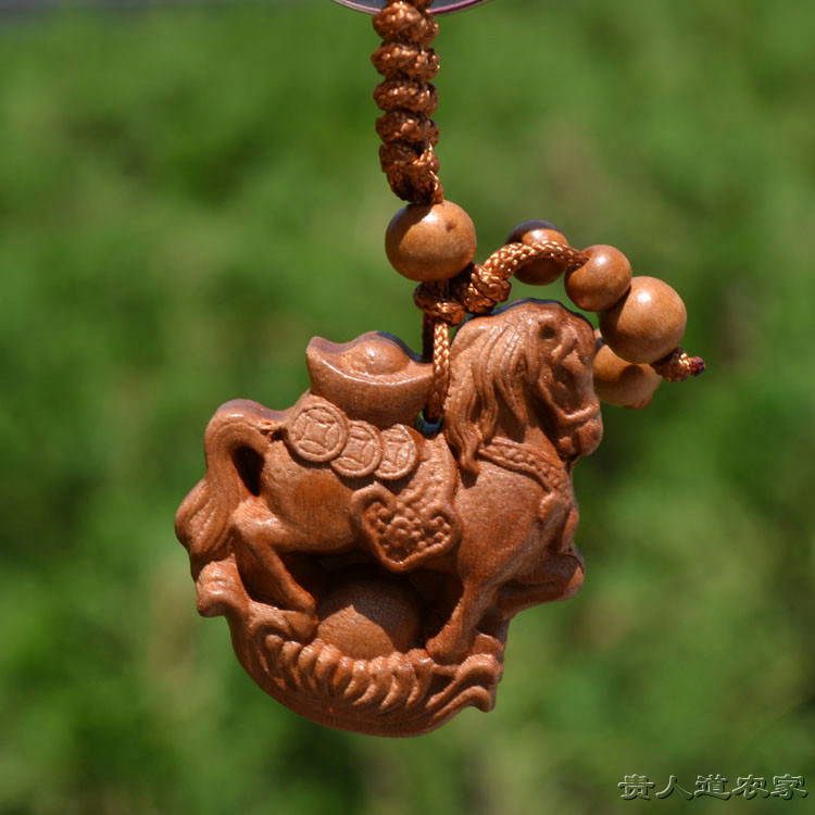 马上发财钥匙扣 桃木钥匙扣木雕挂件 吉祥如意汽车钥匙扣挂饰礼品,淘宝优惠券,粉丝福利购,淘宝优惠卷