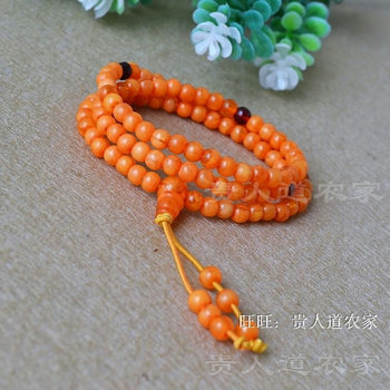 Imitation beeswax ivory 108 beads bracelet 108 sub-string long bracelet for men and women 6mm necklace