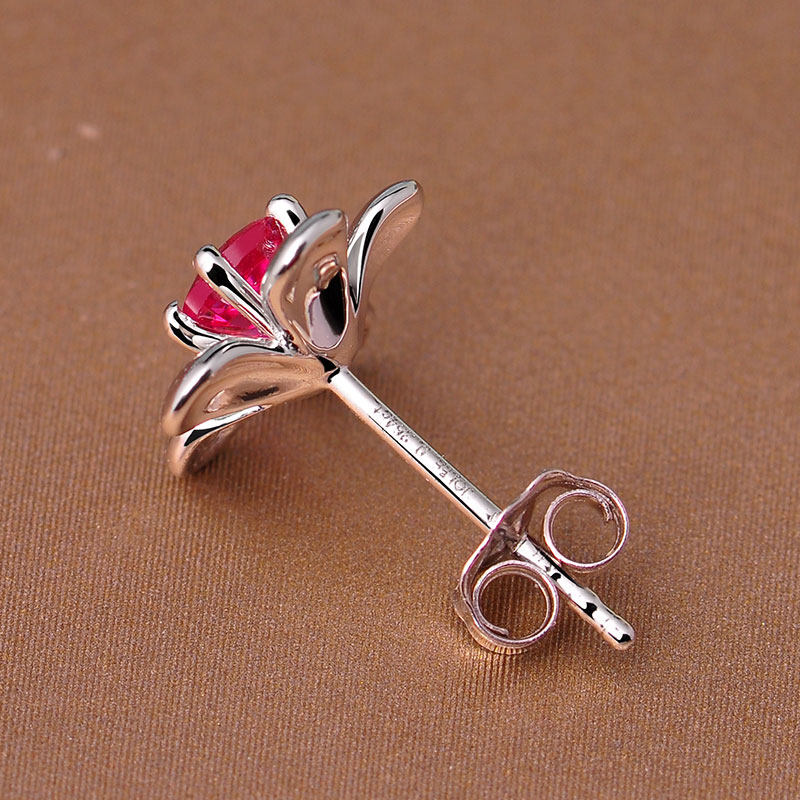 jolee18k金红碧玺彩色珠宝首饰耳钉 jolee耳钉