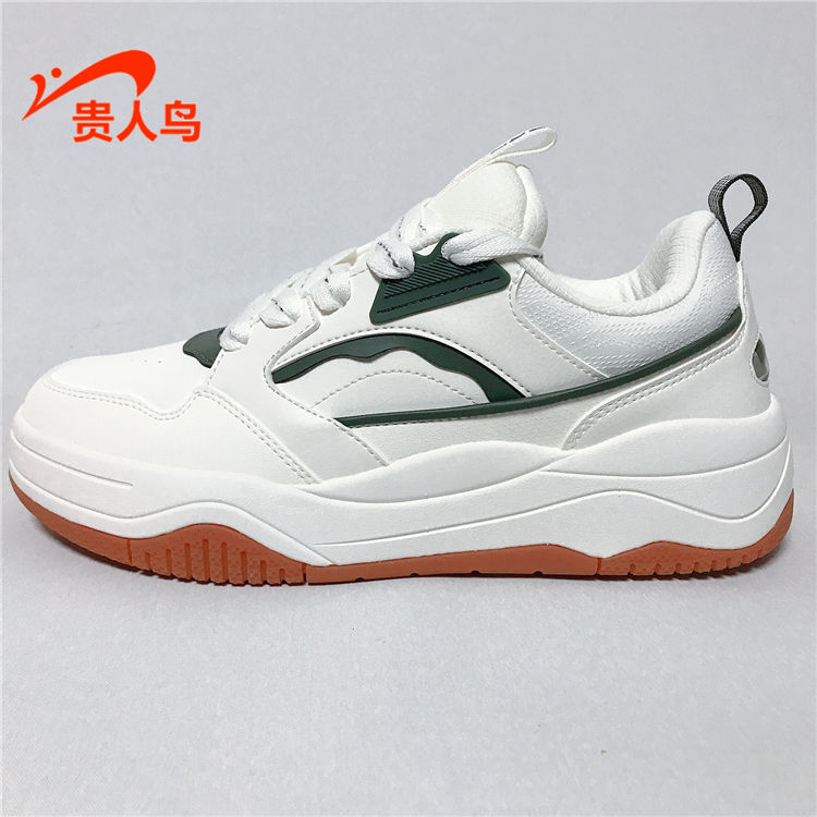 贵人鸟男鞋板鞋正品2024冬新款皮面运动休闲减震防滑跑鞋E245033 - 图2