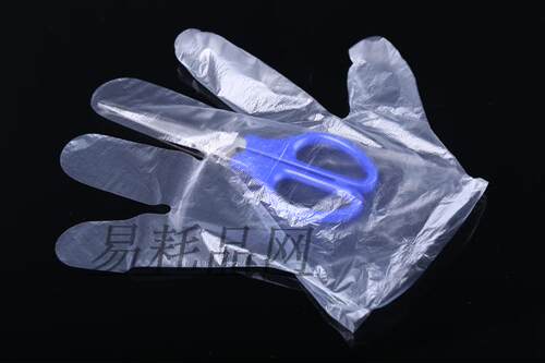 一次性手套加厚pe塑料薄膜外卖餐饮美容美发手膜家务食品级透明特 - 图1