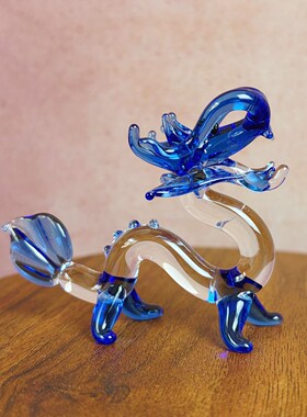 水晶生日礼物儿童玩具手办鼠牛虎兔龙马鸡狗车内装饰客厅家居摆件