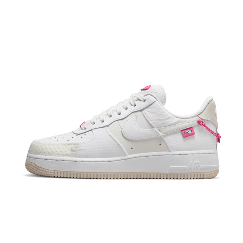 耐克Nike Air Force 1 AF1白红纯白空军一号女子板鞋DV7584-100-图2