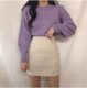Short skirt fashionable and versatile hip skirt short skirt Korean style A-line