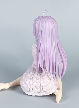 手办动漫魔法毛衣伊蕾娜坐姿二次元美少女潮玩模型摆件机箱汽车载