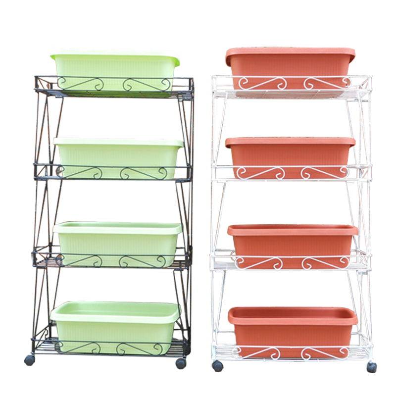 包邮特大三层家庭立体阳台种菜架子多层种菜设备长方形铁艺花架子,淘宝优惠券,粉丝福利购,淘宝优惠卷