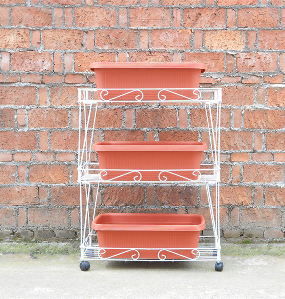 包邮特大三层家庭立体阳台种菜架子多层种菜设备长方形铁艺花架子,淘宝优惠券,粉丝福利购,淘宝优惠卷