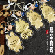 Golden labubu labubu Chinese Valentine's Day mobile phone chain