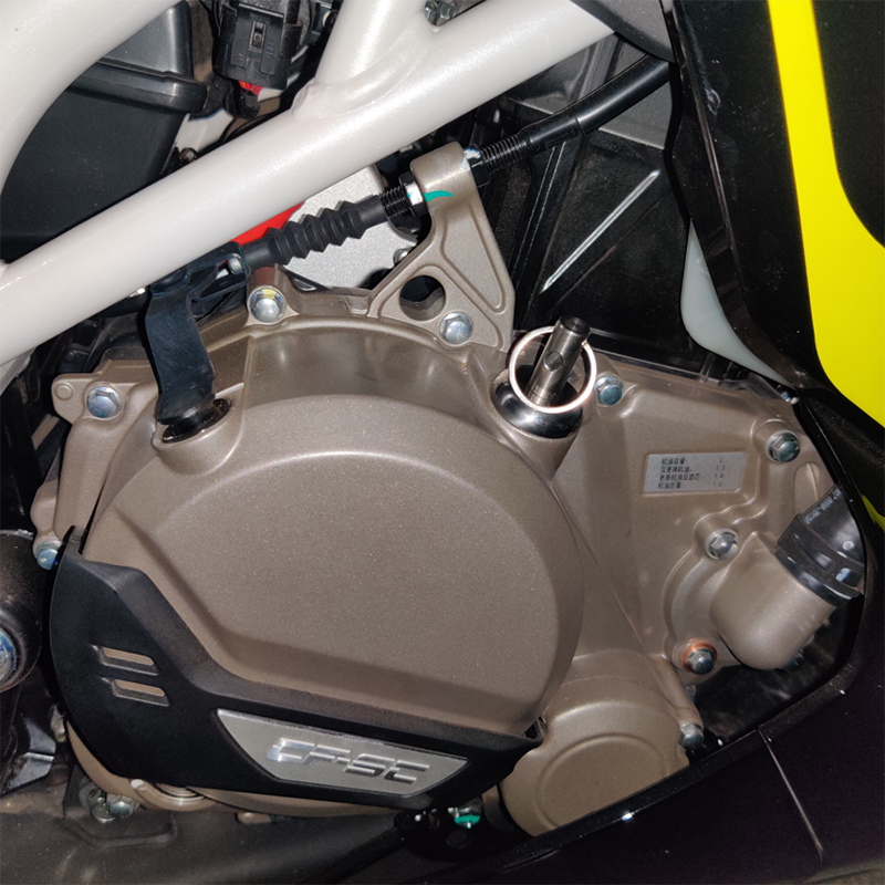 适用豪爵DKS150 DF150 DR150改装不锈钢防盗机油塞机油尺机尺盖件 - 图1