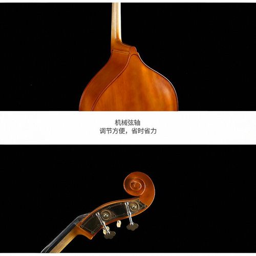 梵阿玲D003低音提琴进口料倍大提琴全实木大贝司成人儿童初学演奏 - 图1