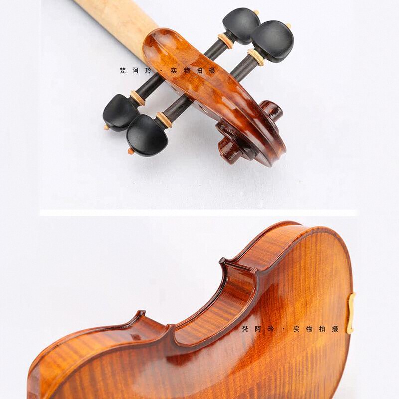 梵阿玲V106手工小提琴初学者实木专业级演奏考级乐器成人儿童学生 - 图3