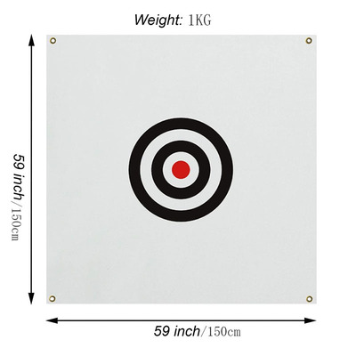 新款高尔夫打击布靶布练习网专用 挥杆练习用加厚帆布 1.5*1.5米 - 图0