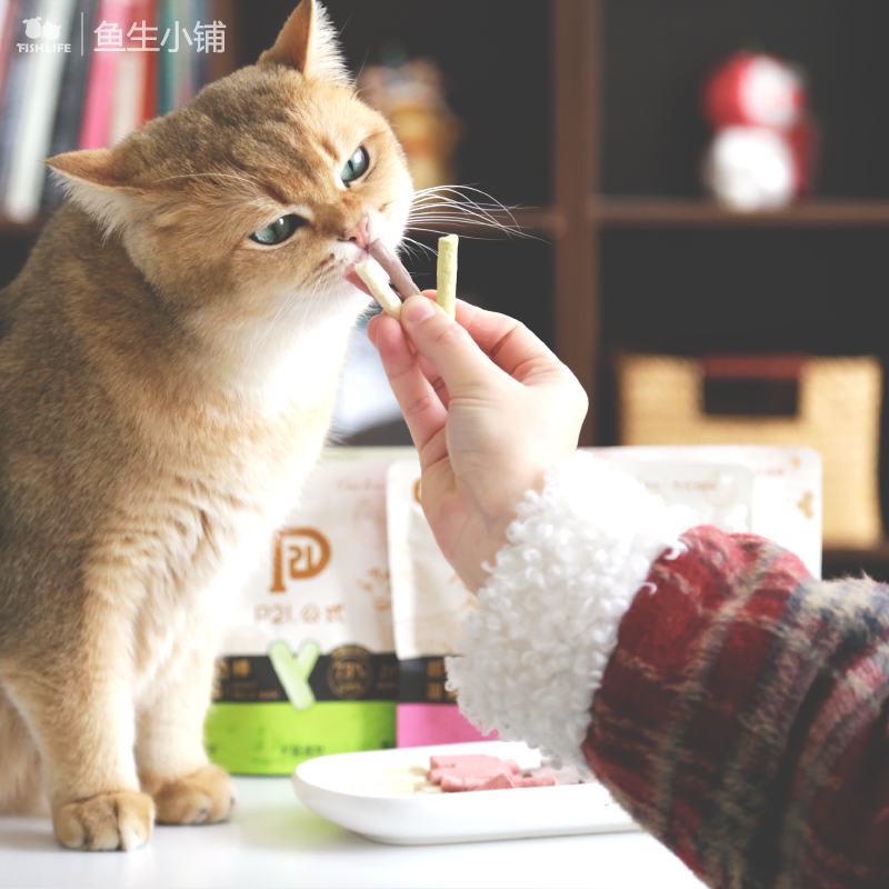 鱼生小铺 P21公式羊奶棒猫冻干奶猫成幼猫磨牙洁齿饼干进口山羊奶 - 图3