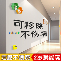 Whiteboard Wall Stickler Magnetic Home Removable Without Injury Wall Children Self-Adhesive Graffiti Soft Small Blackboard Magnet Patch Erasable magnetic force whiteboard Home Wall Corridors Draw Teaching Writing Tablet Stickers