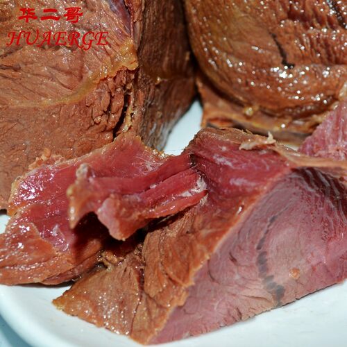 抗饿兰州饱腹卤味辣驴肉陇原情五香卤酱牛肉真空包装主食品礼盒装 - 图1