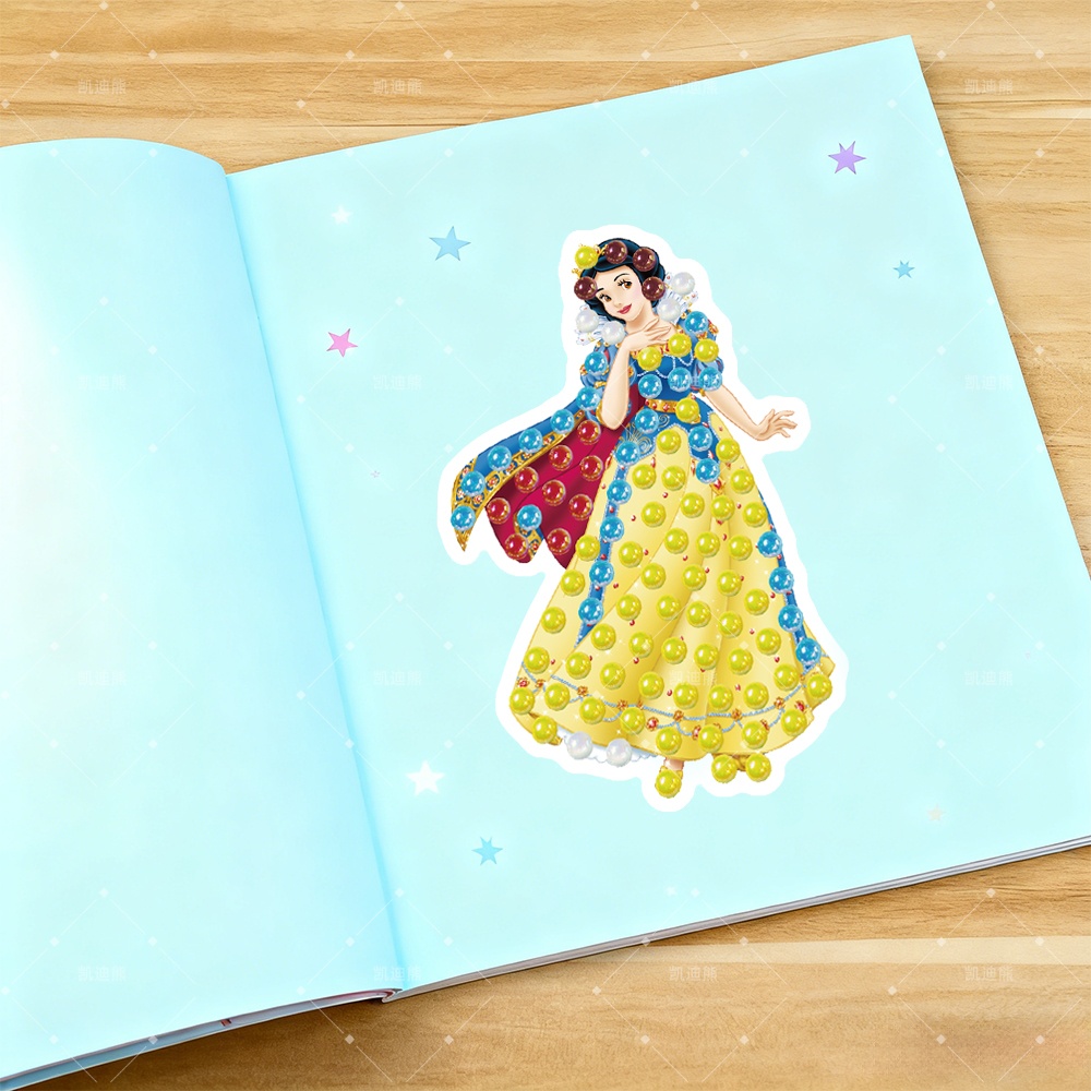 儿童抖音DIY随意卡通diy益智玩具粘贴手工创意专注珍珠贴画自粘 - 图2