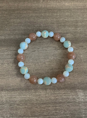 原创设计新中式天然月光石手串女