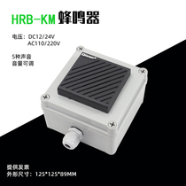 Buzzer HRB-KM bright dress with box volume size adjustable five tones optional music sound electronic alarm