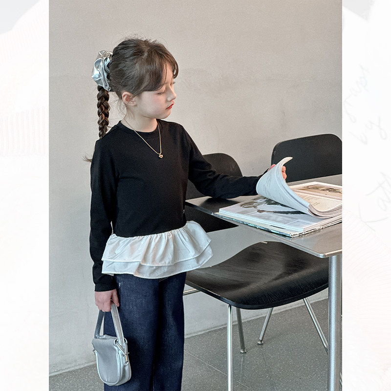 女童牛仔裤春秋季新款儿童韩版直筒腿中大童弹力休闲长裤洋气裤子,淘宝优惠券,粉丝福利购,淘宝优惠卷