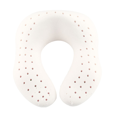 泰国天然乳胶护脖子u型枕午睡旅行枕脖枕颈椎枕飞机枕头u形护颈枕 - 图0