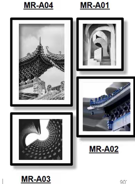 福朋喜来登装饰画壁画肌理浮雕挂画卡纸加有机玻璃板凸裱工艺定制