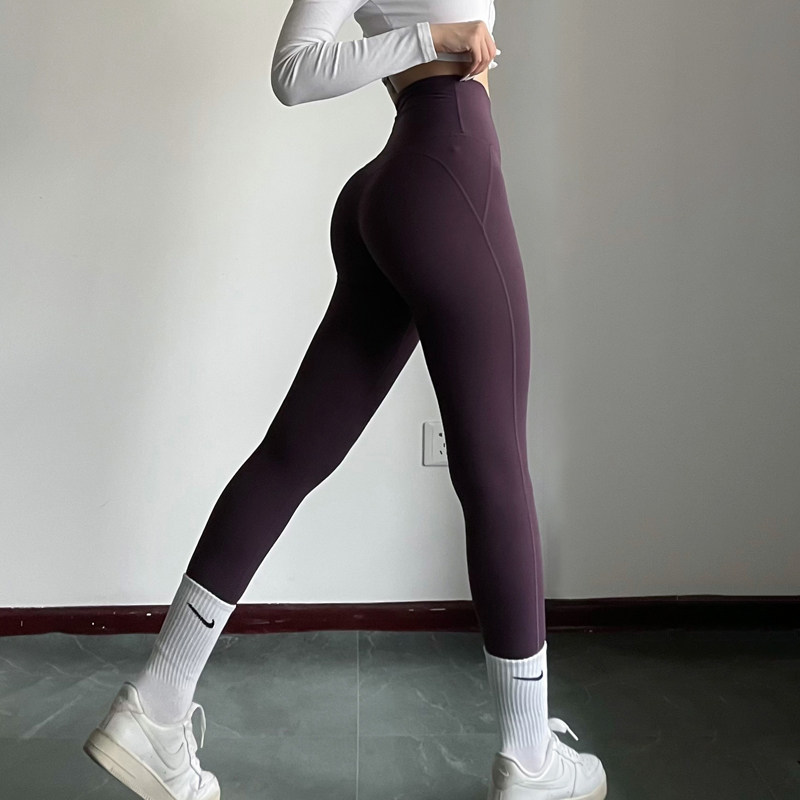 收腹提臀瑜伽裤裸感免穿内裤运动跳操健身裤高腰普拉提紧身长裤,淘宝优惠券,粉丝福利购,淘宝优惠卷