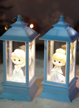 盲盒水晶灯摆件发光卧室桌面装饰品圣诞创意礼品男女情侣平安夜