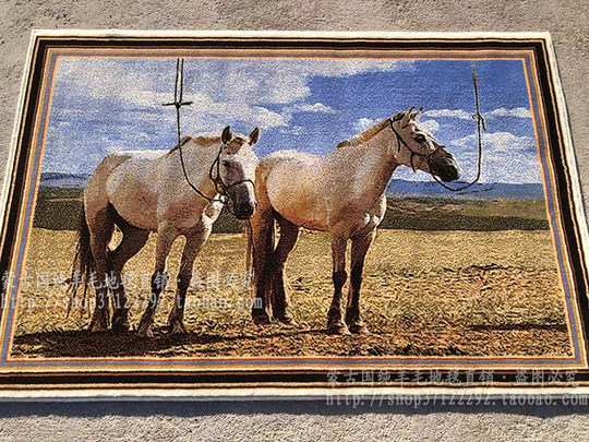 Монгольский гобелен из чистой шерсти для гостиной, спальни, кабинета, гобелен