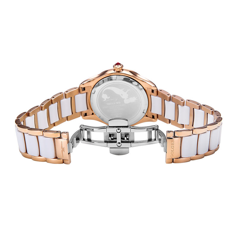 【专柜同款】古尊美人鱼系列石英表 古尊手表国产腕表