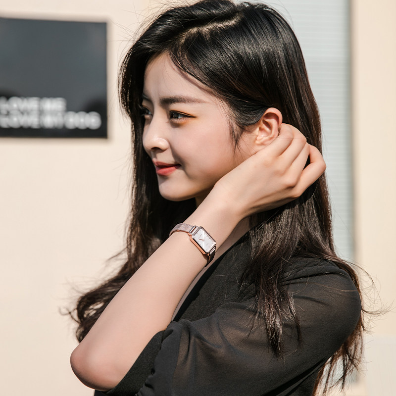 golgen古尊新品女简约气质小方表 GOLGEN古尊手表国产腕表