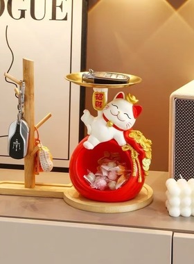 高档喜庆招财猫装饰摆件