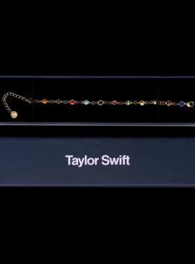 泰勒斯威夫特周边Taylor Swift霉霉同款手链官网新款镶嵌彩钻手饰