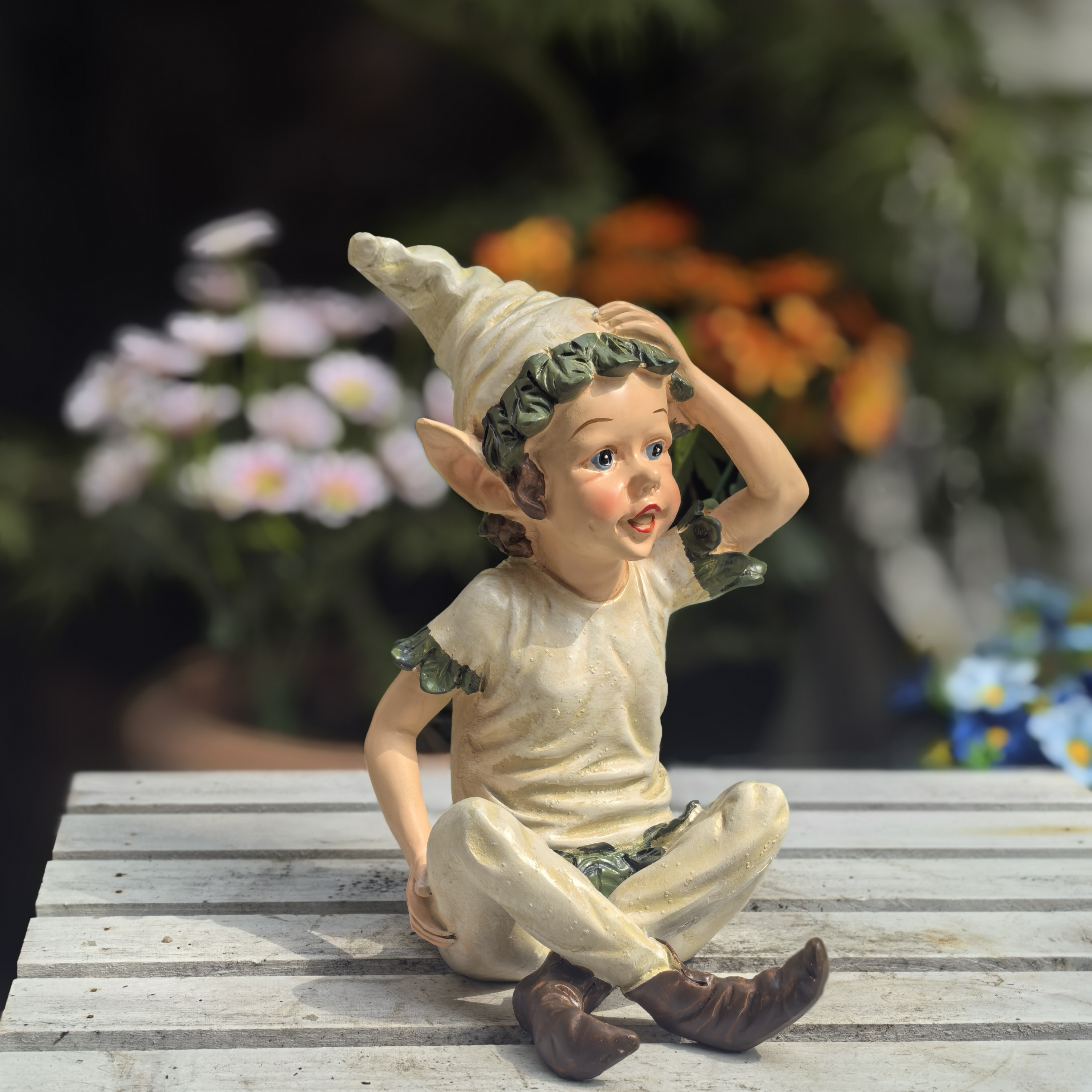 花园精灵王子公主摆件树脂装饰摆件童话精灵花园庭院露台阳台装饰 - 图2