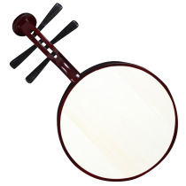 The Soul Soul Hard Wood Moon Violin National Musical Instrument Color Wood Moon Violin Imitation Red Wood Moon Harmonica sends Oxford Yuenchen Bake