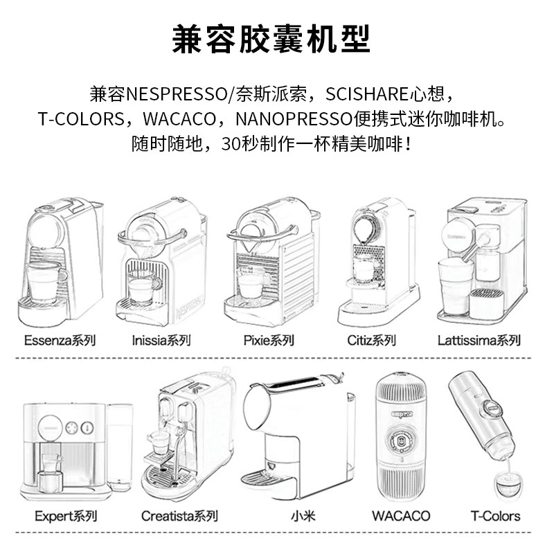 Peets Coffee进口peets胶囊咖啡适用Nespresso米家WACACO咖啡机 - 图0