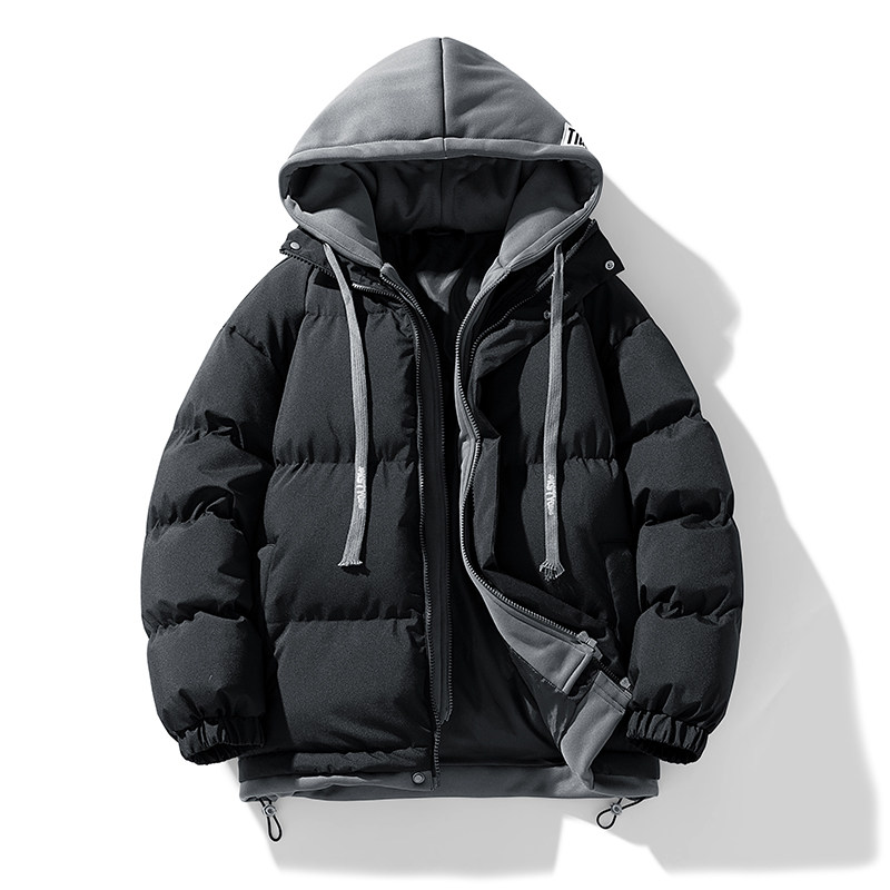 稻草人棉衣男女同款秋冬季潮牌加厚羽绒棉服情侣假两件外套男,淘宝优惠券,粉丝福利购,淘宝优惠卷