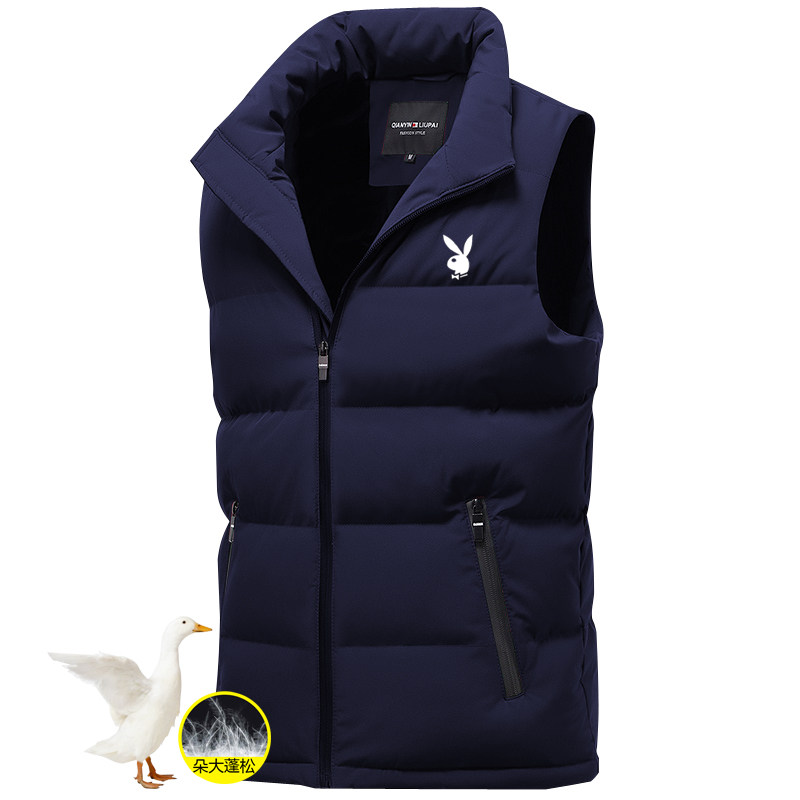秋冬季潮牌羽绒棉马甲男士新款加厚保暖背心棉服外套立领马夹男,淘宝优惠券,粉丝福利购,淘宝优惠卷