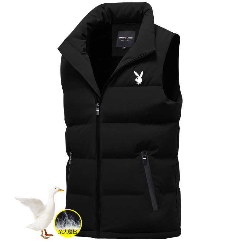 秋冬季潮牌羽绒棉马甲男士新款加厚保暖背心棉服外套立领马夹男,淘宝优惠券,粉丝福利购,淘宝优惠卷
