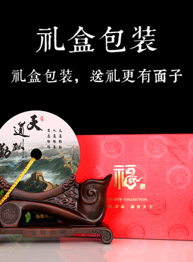 阿富汗玉笔筒桌面装饰送老师礼物
