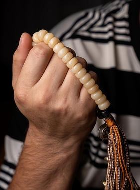 卡杰格朵.藏式编绳驼骨手串