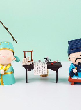 树脂摆件中式国风盲盒