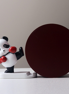可爱熊猫周边摆件桌面