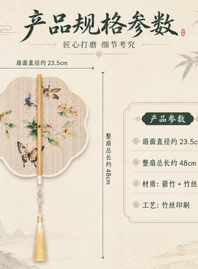 国风工笔印花汉服穿搭拍照神器