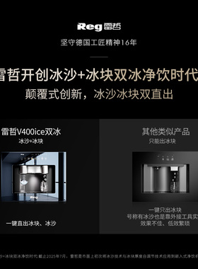 雷哲V400ice直饮机制冰块、冰沙
