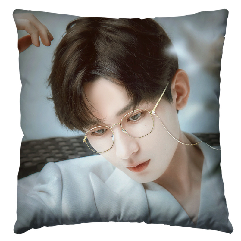 成毅抱枕头办公腰靠垫人形玩偶照片定制礼物琉璃沉香如屑果果周边 - 图3