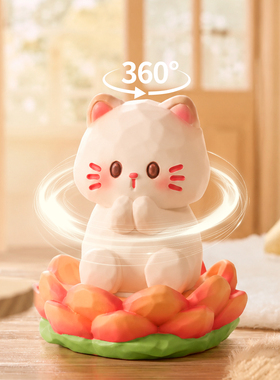 可爱小猫咪职场嘴替小摆件