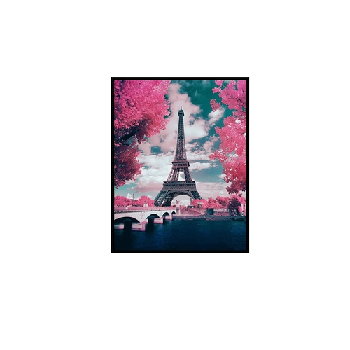 Бриллиантовая живопись 2021 Новая парижская башня.