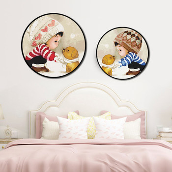 Framed 2021 New 5D Diamond Painting Cartoon Children's Handmade Crystal Diamond Cross Stitch Bedroom Round Diamond Embroidery