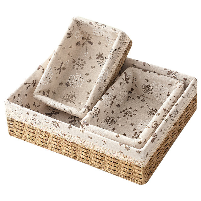 Pure hand-woven storage box