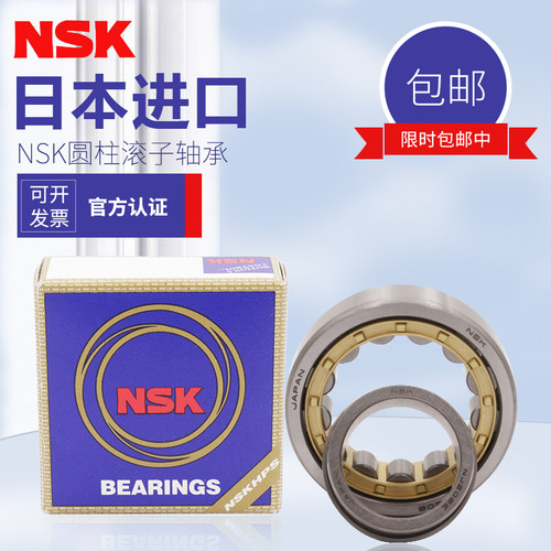 NSK进口 圆柱滚子轴承 NU NJ303 304 305 306 307 308 309 310 EM - 图2